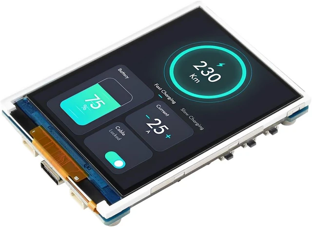 Main image of Waveshare ESP32-S3 2.8inch Display Development Board, 240×320, IPS, 32-bit LX7 Dual-core Processor, Up to 240MHz Frequency, Supports WiFi & Bluetooth, Without Touch Function