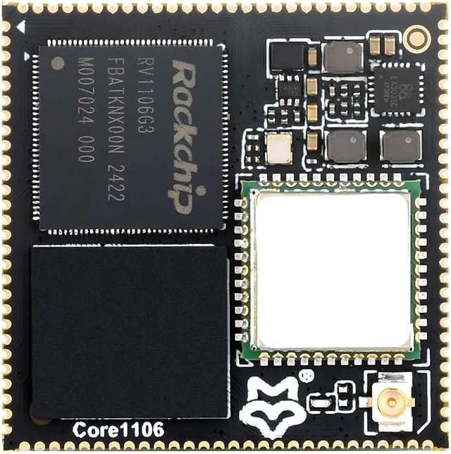 Main image of Waveshare Luckfox Core1106 Core Board Based On Rockchip RV1106 Chip, 8GB eMMC, Integrates ARM Cortex-A7/RISC-V MCU/NPU/ISP Processors, 256MB Memory, with Wireless