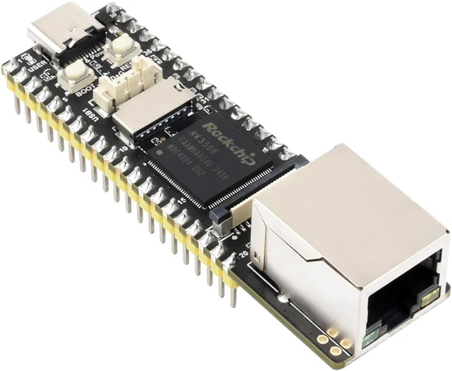 Main image of Waveshare Luckfox Lyra Plus RK3506G2 Linux Micro Development Board, Integrates Tripe-core ARM Cortex-A7 and ARM Cortex-M0 Processors, with Ethernet Port, with Header