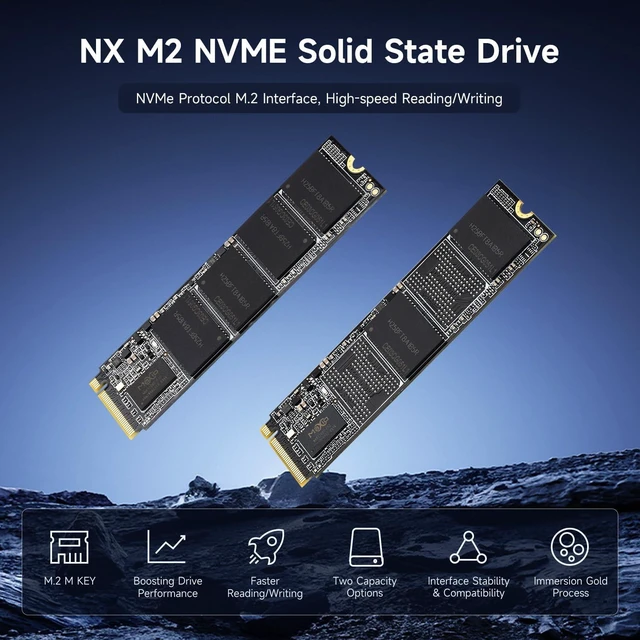 Alt view image 3 of 6 - Waveshare NX M2 NVME 2280 256GB High-Speed Solid State Drive, 3D TLC Flash Memory, High-Speed Reading/Writing, NVMe Protocol M.2 Interface, 256GB Version