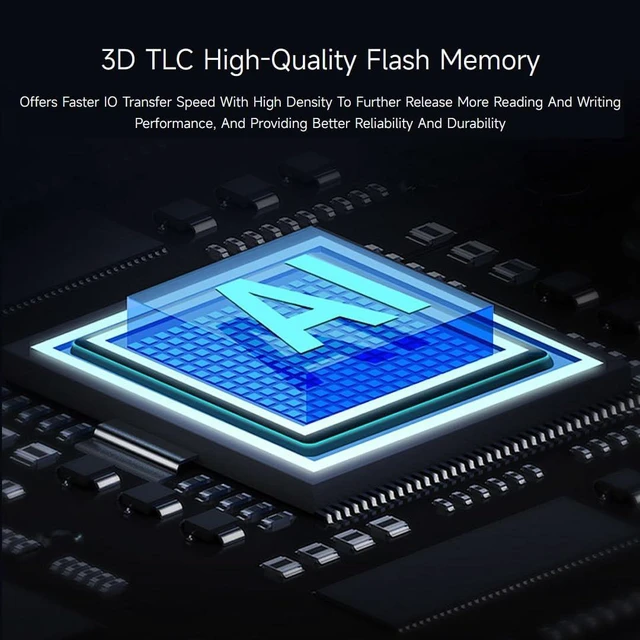 Alt view image 5 of 6 - Waveshare 256GB Solid State Drive, SK M2 NVME 2242, 3D TLC Flash Memory, High-Speed Reading/Writing, More Reliable & Durable-256GB