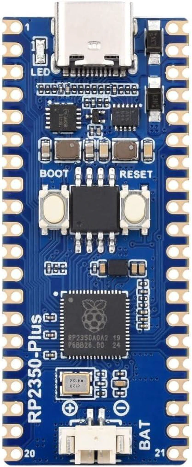 Main image of waveshare RP2350-Plus Development Board, A Low-Cost, High-Performance Pico-Like MCU Board Based On Raspberry Pi RP2350A Dual-core & Dual-Architecture Microcontroller