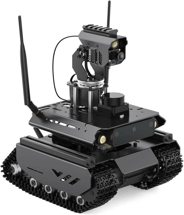 Main image of Waveshare UGV Beast ROS 2 Open-Source Off-Road Tracked AI Robot, Compatible with Jetson Orin Nano/NX, Dual Controllers, with Multi-Functional Driver Board and 360° Flexible Omnidirectional Pan-Tilt