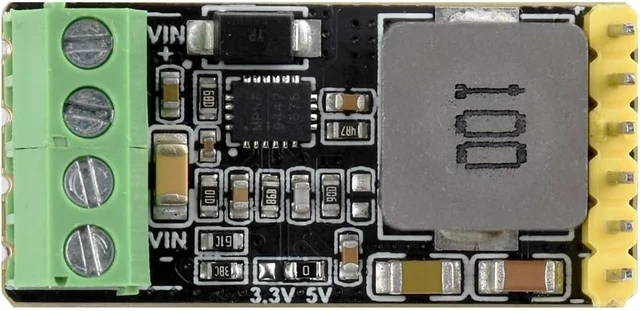 Main image of Waveshare DC-DC Buck Mini Module, Compact Size and Easy to Integrate, Configurable 3.3V Or 5V Buck Voltage Regulation Output, Immersion Gold Process, with Header and Terminal
