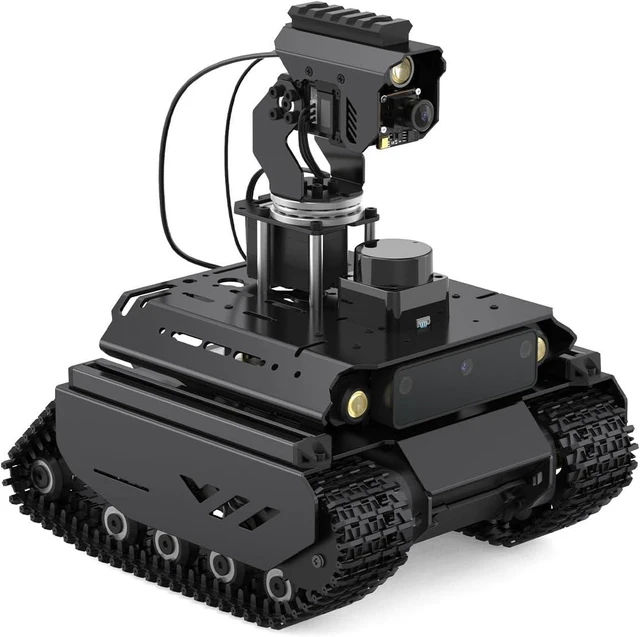 Main image of Waveshare UGV Beast ROS 2 Open-Source Off-Road Tracked AI Robot, Dual Controllers, Computer Vision, All-Metal Body, Flexible and Expandable, Compatible with Raspberry Pi 5 (Not Included)