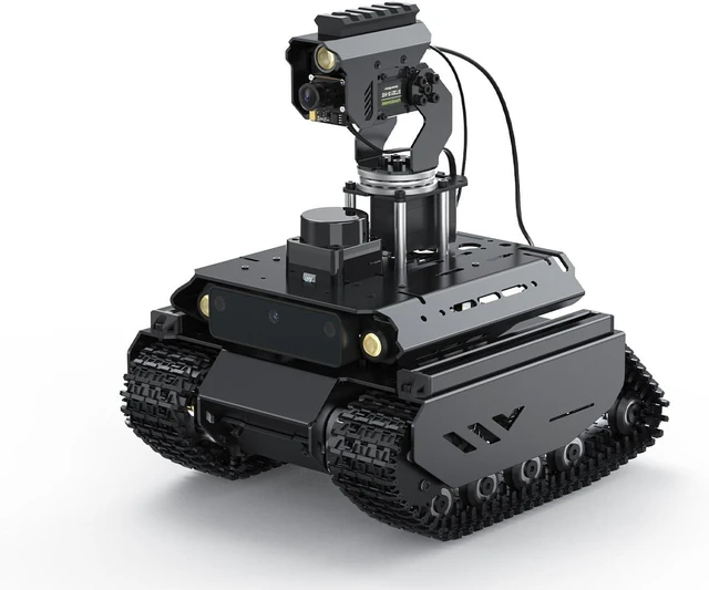 Main image of Waveshare UGV Beast ROS 2 Open-Source Off-Road Tracked AI Robot, Dual Controllers, Computer Vision, All-Metal Body, Flexible and Expandable, Compatible with Raspberry Pi 5 (Included)