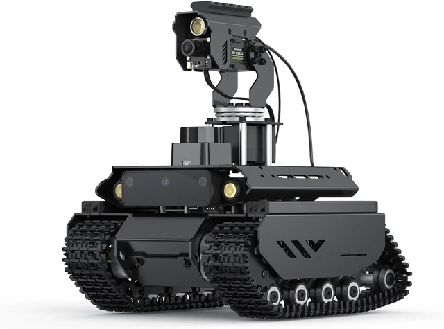 Main image of Waveshare UGV Beast ROS 2 Open-Source Off-Road Tracked AI Robot, Dual Controllers, Computer Vision, All-Metal Body, Flexible and Expandable, Compatible with Raspberry Pi 4B (Not Included)
