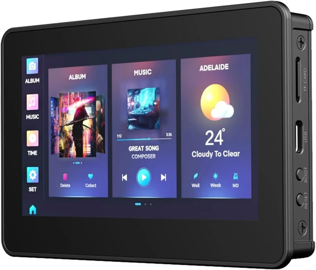 Main image of Waveshare ESP32-S3 4.3inch Capacitive Touch Display Development Board B, 800×480 Resolution, 5-Point Touch, 32-Bit LX7 Dual-Core Processor, 240MHz Frequency, with Onboard Antenna and Plastic Case