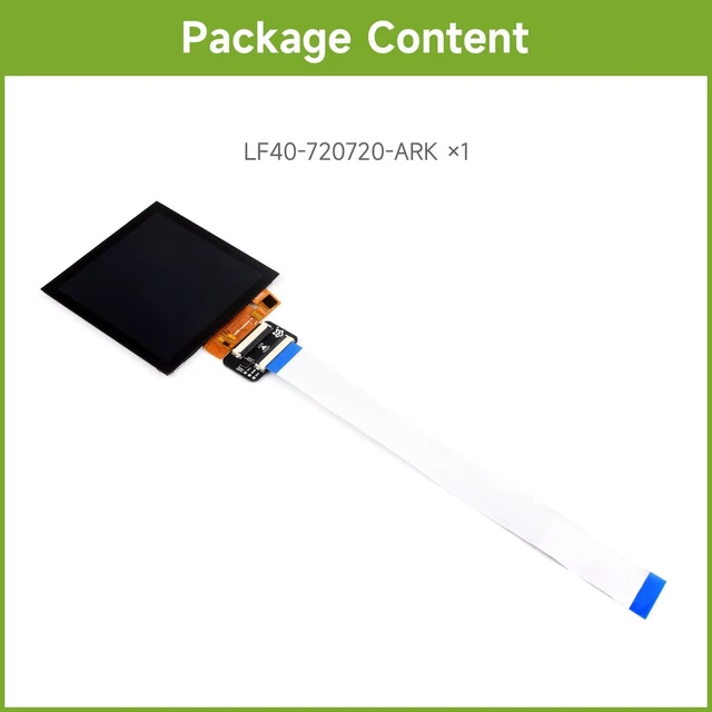Alt view image 2 of 6 - Waveshare 4inch IPS Capacitive Touch Display, Compatible with Luckfox Pico Ultra and Luckfox Pico Ultra W, 720×720 Pixels, RGB Communication Interface