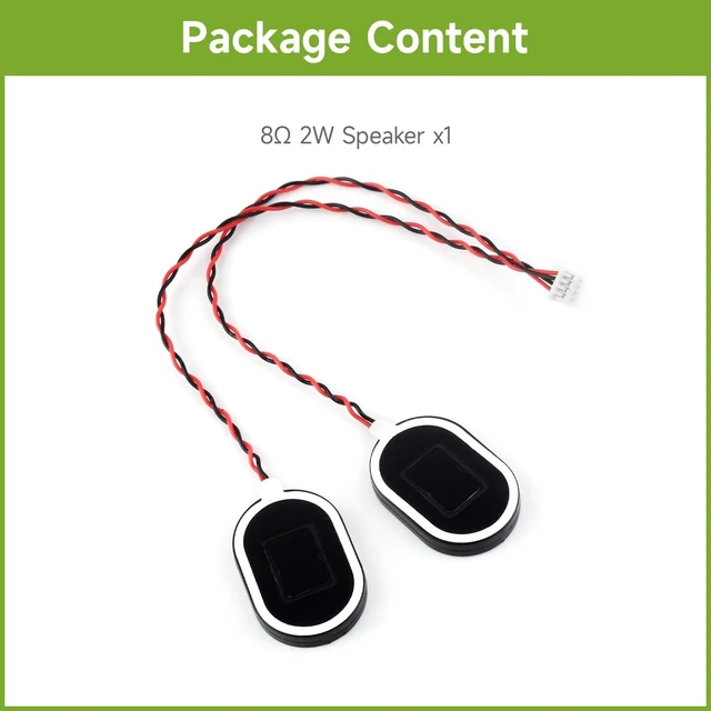 Alt view image 2 of 6 - waveshare 2030 Cavity Speaker, 8 2W, Sound, Compact Size, 4PIN PH1.25 Connector