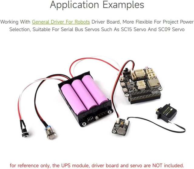 Alt view image 5 of 6 - waveshare Serial Bus Servo DC Buck Adapter, Mini Module, Design for Serial Bus Servos, Easy to Use, 7.2V Buck Regulator, Suitable for the servos Such as SC15 Servo and SC09 Servo