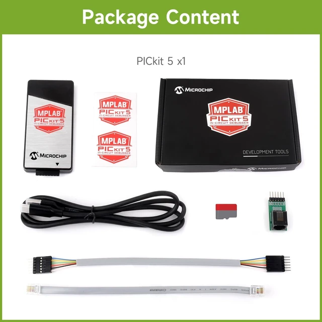 Alt view image 2 of 7 - Waveshare PICkit 5 In-Circuit Debugger and Programmer, Type-C Port, Supports MPLAB, Card Programmer