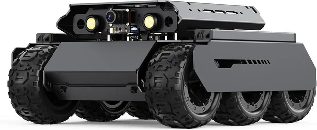 Main image of Waveshare UGV Rover Open-Source 6 Wheels 4WD AI Robot, Compatible with Raspberry Pi 4B, Dual Controllers, Computer Vision, PI4B-4GB Included