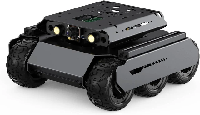 Main image of Waveshare UGV Rover Open-Source 6 Wheels 4WD AI Robot, Compatible with Raspberry Pi 5, Dual Controllers, Computer Vision, PI5-4GB Included