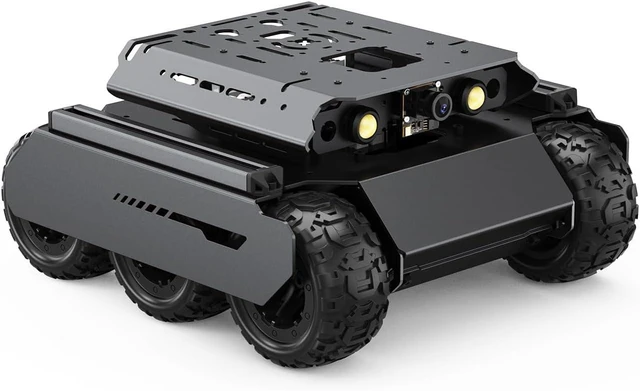 Main image of Waveshare UGV Rover Open-Source 6 Wheels 4WD AI Robot, Compatible with Raspberry Pi 4B, Dual Controllers, Computer Vision, PI4B-4GB NOT Included
