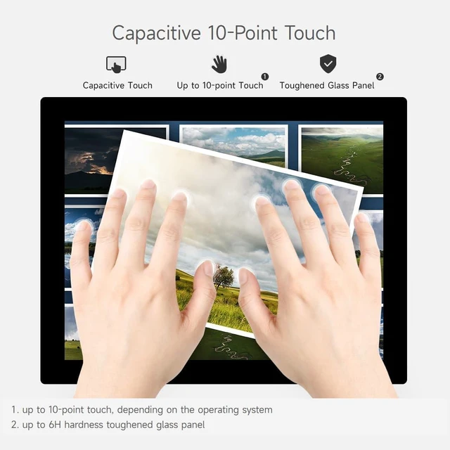 Alt view image 6 of 7 - waveshare 8inch HDMI Display Monitor, Compatible with Raspberry Pi 5, 768×1024, IPS Panel, 10-Point Touch,Supports All Vversion Raspberry Pi, Supports Windows/Jetson Nano