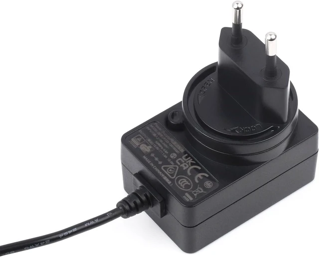 Alt view image 7 of 7 - Waveshare Power Supply, Power Adapter, 12V/1A, DC Jack Output, OD 5.5mm, ID 2.1mm
