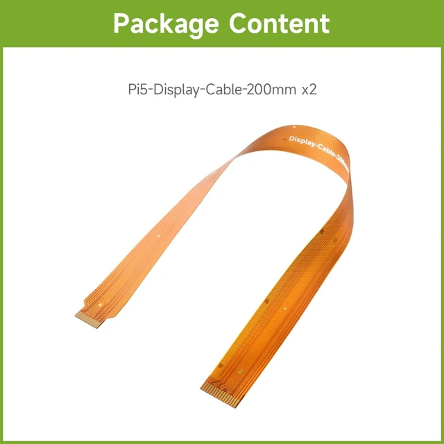 Alt view image 2 of 7 - waveshare 2PCS DSI FPC Flexible Cable for Raspberry Pi 5, 22Pin to 15Pin,Suitable for DSI Display Screens-300mm