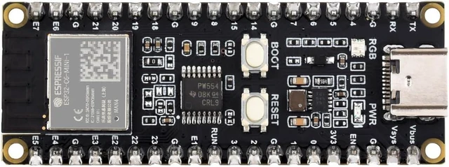 Main image of Waveshare ESP32-C6 Microcontroller, WiFi 6 Development Board, 160MHz Single-Core Processor, ESP32-C6-MINI-1 Module, with Pre-soldered Header