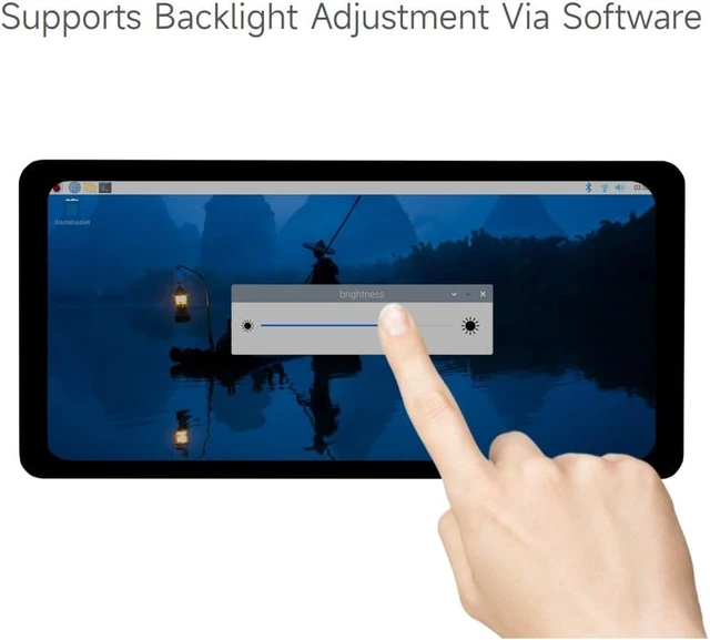 Alt view image 7 of 7 - waveshare 6.25inch Capacitive Touch Display, Compatible with Windows 11/10/8.1/8 /7, Supports Raspberry Pi 5/4B/A+/B+/2B/3B/3B+/Zero W/Zero WH, HDMI Interface, IPS Panel, 5-Point Touch