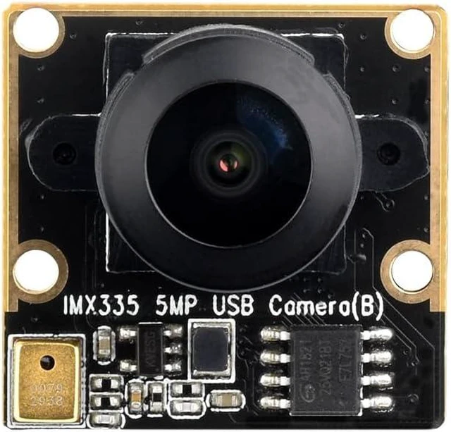 Main image of waveshare IMX335 5MP USB Camera (B), Compatible with Raspberry Pi 5 and Jetson Orin kit, 2K Video Recording, Better Sensitivity in Low-Light Condition, Wide Dynamic Range
