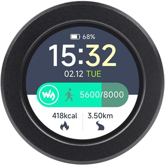 Main image of Waveshare RP2040 Microcontroller Development Board, with 1.28inch Round Touch LCD, Compact Size, Accelerometer and Gyroscope Sensor, with CNC Metal Case