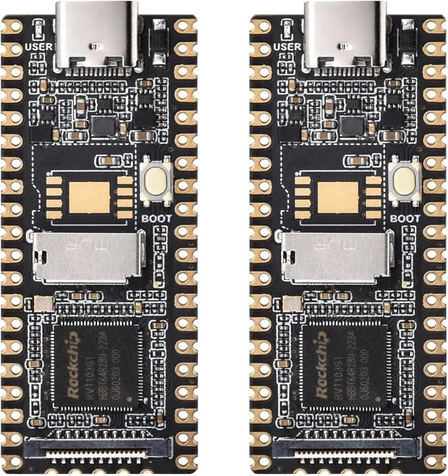 Main image of 2PCS Waveshare Luckfox Pico RV1103 Linux Micro Development Board, Integrates ARM Cortex-A7/RISC-V MCU/NPU/ISP Processors