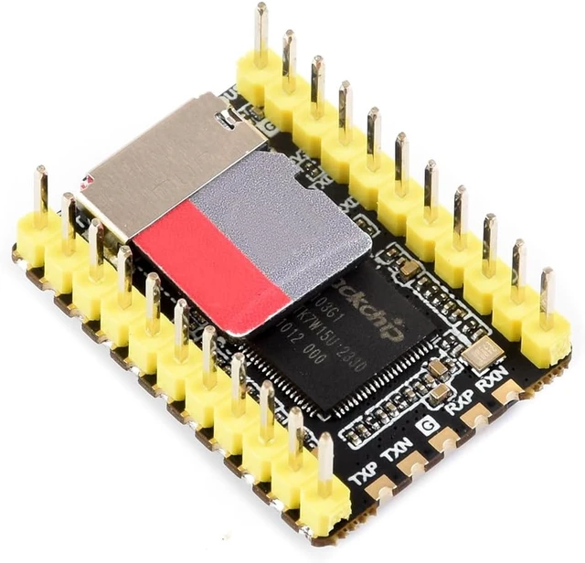 Alt view image 3 of 7 - Waveshare Luckfox Pico Mini RV1103 Linux Micro Development Board, Integrates ARM Cortex-A7/RISC-V MCU/NPU/ISP Processors Without Flash, with Pre-soldered Header