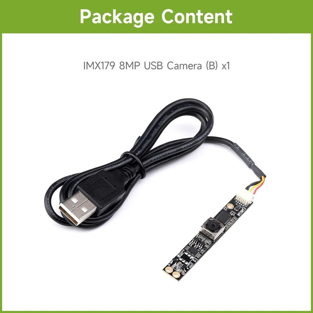 Alt view image 2 of 6 - waveshare IMX179 8MP USB Camera, Fixed-Focus, Auto Focusing