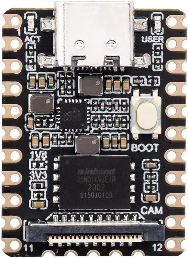 Main image of Waveshare Luckfox Pico Mini RV1103 Linux Micro Development Board, Integrates ARM Cortex-A7/RISC-V MCU/NPU/ISP Processors with Flash