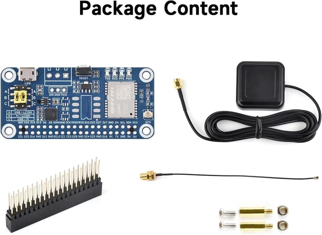 Alt view image 2 of 7 - Waveshare LC29H Series Dual-Band GPS Module for Raspberry Pi, Dual-Band L1+L5 Positioning Technology, Supports RTK Base, Can Establish a Base Station to Transmit Correction Data