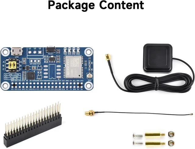 Alt view image 2 of 7 - Waveshare LC29H Series Dual-Band GPS Module for Raspberry Pi, Dual-Band L1+L5 Positioning Technology, Supports Positioning Augmentation System and Easy Technology