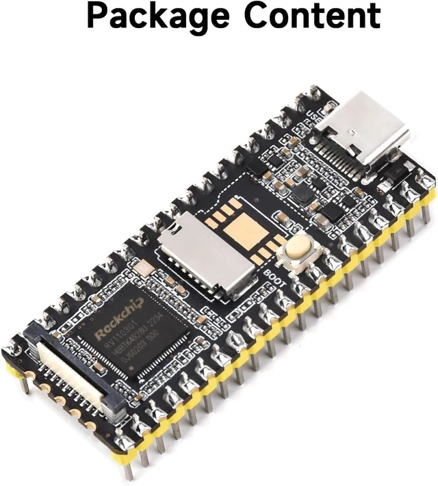 Alt view image 2 of 7 - Waveshare Luckfox Pico RV1103 Linux Micro Development Board, Integrates ARM Cortex-A7/RISC-V MCU/NPU/ISP Processors, with Pre-soldered Header