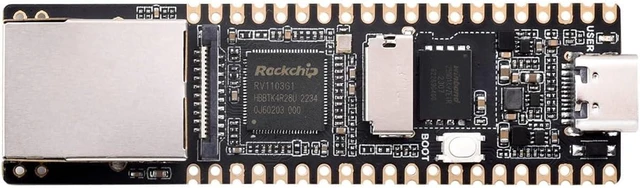 Main image of Waveshare LuckFox Pico Plus RV1103 Linux Micro Development Board, Integrates ARM Cortex-A7/RISC-V MCU/NPU/ISP Processors, with Ethernet Port