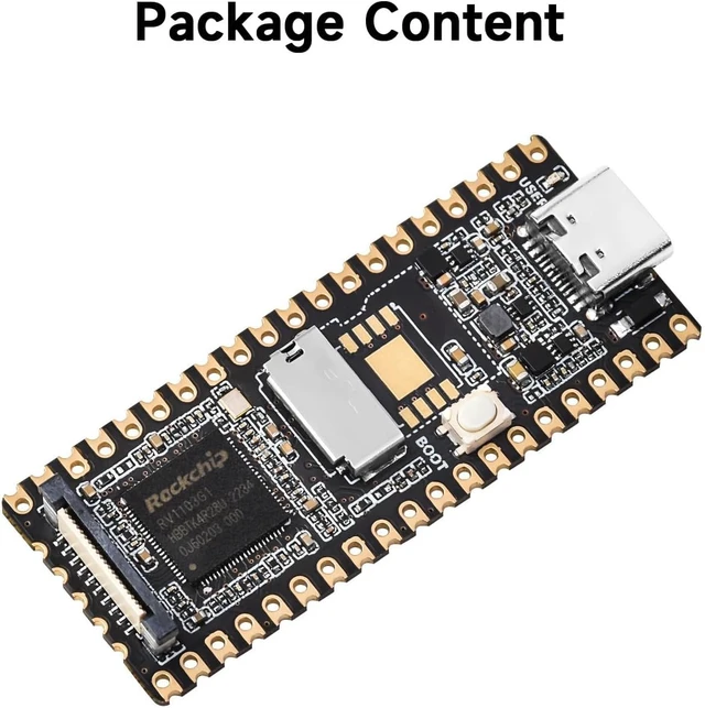 Alt view image 2 of 7 - Waveshare Luckfox Pico RV1103 Linux Micro Development Board, Integrates ARM Cortex-A7/RISC-V MCU/NPU/ISP Processors