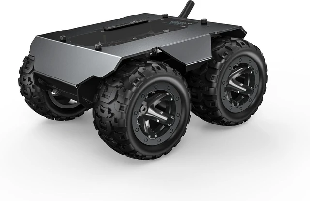 Main image of waveshare Wave Rover Flexible and Expandable 4WD Mobile Robot Chassis, Full Metal Body, Multiple Hosts Support, with Onboard ESP32 Module