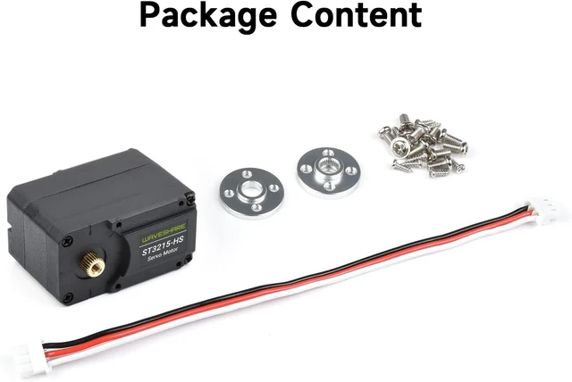 Alt view image 2 of 7 - Waveshare 20kg.Cm Bus Servo Motor, 106PRM High Speed, Large Torque, with 360 Degrees High Precision Magnetic Encoder, Two-Way Feedback, Servo/Motor Mode Switchable
