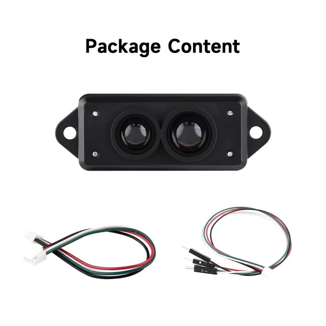 Alt view image 2 of 7 - Waveshare TFmini-S Lidar Ranging Sensor, 12m Ranging Distance, Low Power, High Frame Rate, Compact Size and Easy to Integrate