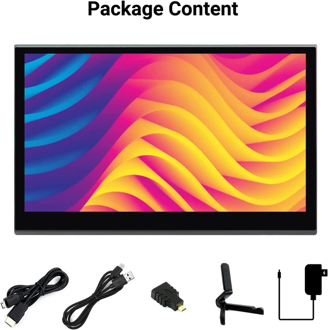 Alt view image 2 of 7 - waveshare 15.6inch QLED Quantum Dot Display, 1920×1080, Compatible with Raspberry Pi 5/4B/3B/Zero/Zero W/Zero 2W/Pico/Pico W/Pico WH, Jetson Nano/ VisionFive2/ PC