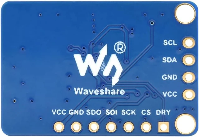 Alt view image 3 of 7 - Waveshare BMM150 3-Axis Magnetometer Sensor, Compatible with Raspberry Pi 5/4B/3B/Zero/Zero W/Zero 2W/Pico/Pico W/Pico WH, Digital Compass Sensor, Magnetic Field Measurement