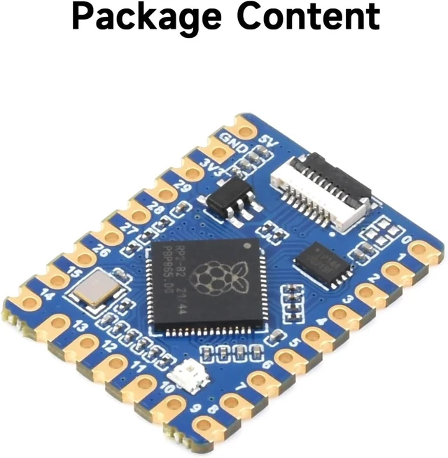 Alt view image 2 of 7 - Waveshare RP2040-Tiny Development Board, Raspberry Pi Microcontroller Development Board, Based On Official RP2040 Dual Core Processor