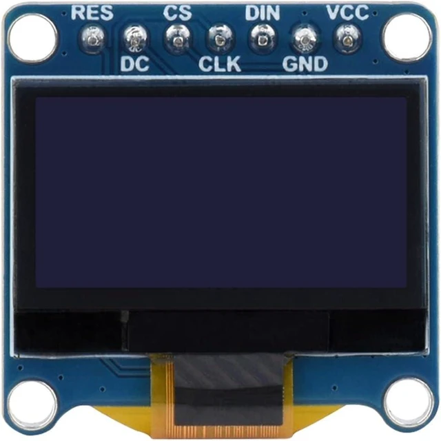 Main image of Waveshare 0.96inch OLED Display Module, 128×64 Resolution, SPI / I2C Communication, Yellow&Blue Version