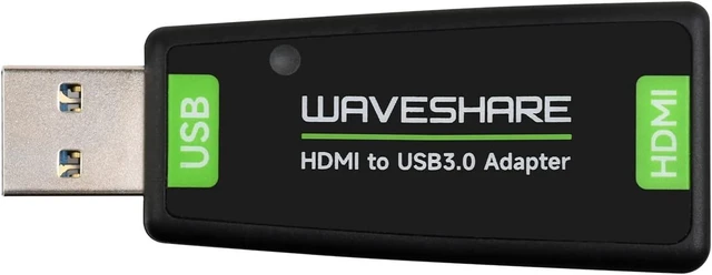 Main image of waveshare USB Port High Definition HDMI Video Capture Card, for Gaming/Streaming/Cameras, HDMI to USB