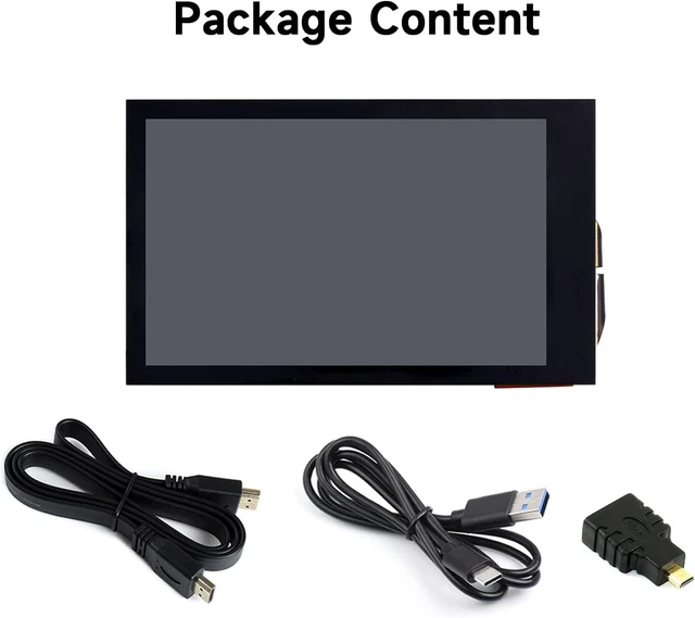 Alt view image 2 of 7 - waveshare 3.5inch IPS Capacitive Touch LCD Display, Compatible with Raspberry Pi 5/4B/3B/Zero/Zero W/Zero 2W/Pico/Pico W/Pico WH, 480×800, Adjustable Brightness