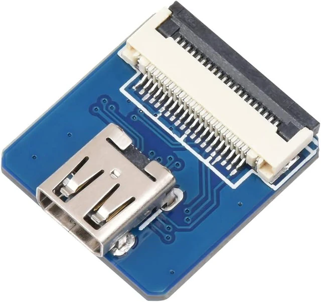 Main image of Waveshare Multi-Type HDMI Adapters, for DIY HDMI Cable-Micro HDMI Adapter Horizontal (B)
