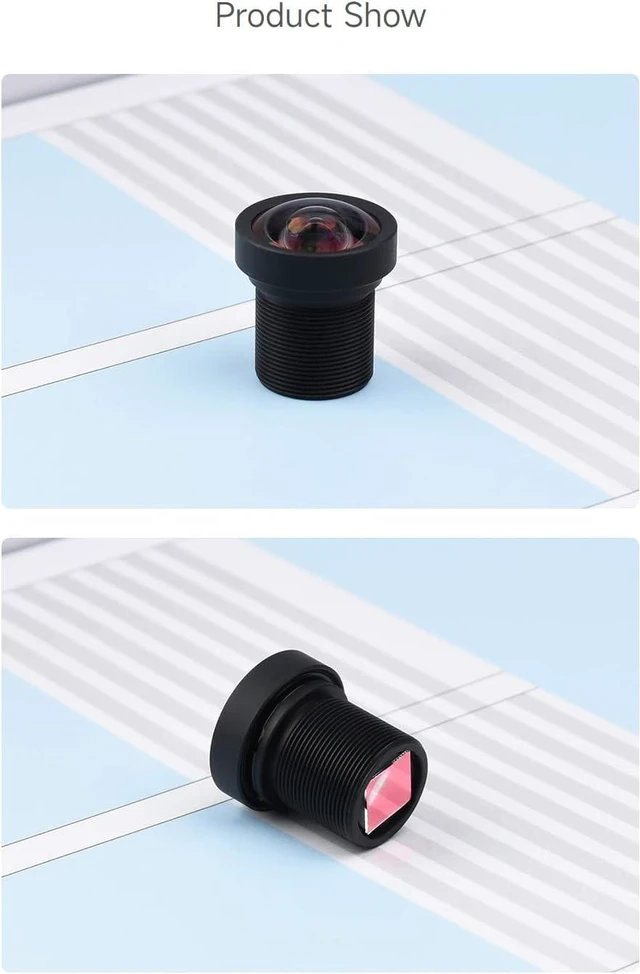 Alt view image 6 of 6 - waveshare M12 High Resolution Lens, 12MP, 113° FOV, 2.7mm Focal Length, Compatible with Raspberry Pi Camera M12