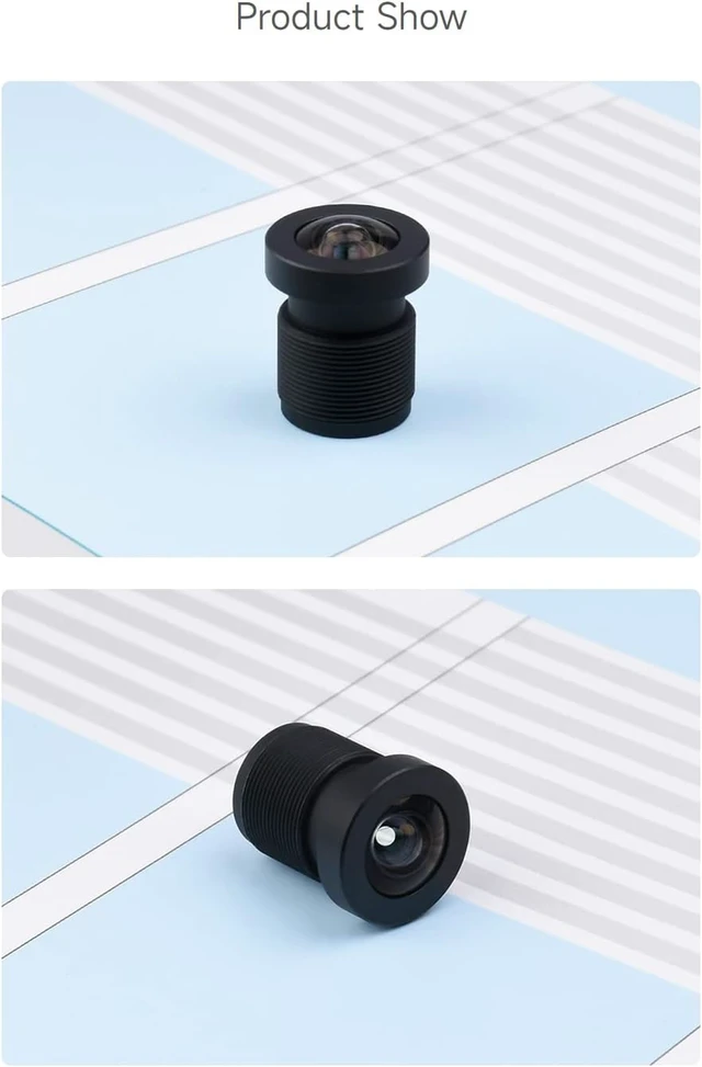 Alt view image 6 of 6 - waveshare M12 High Resolution Lens, 16MP, 105° FOV, 3.56mm Focal Length, Compatible with Raspberry Pi Camera M12