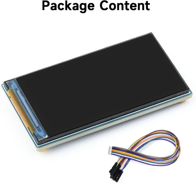 Alt view image 2 of 7 - Waveshare 1.9inch LCD Display Module, 170×320 Resolution, SPI Interface, IPS, 262K Colors