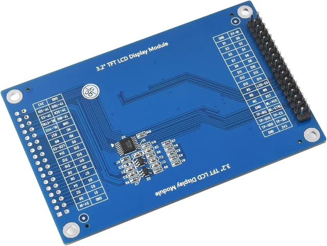Alt view image 7 of 7 - waveshare 3.2 Inch 320x240 Multicolor Graphic LCD, with Touch Panel and Stand-Alone Controllers