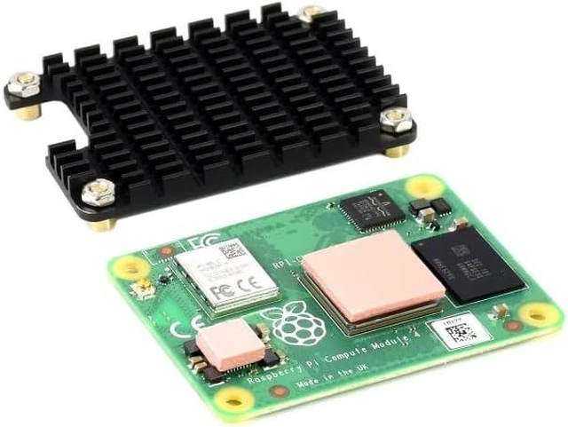 Main image of Waveshare CM4 Series, Comes with Ofiicial CM4101008, Antenna and Heatsink | Compatible with Raspberry Pi Compute Module 4, with Wireless / 1GB RAM / 8GB eMMC FLASH, High speed, large RAM, low power